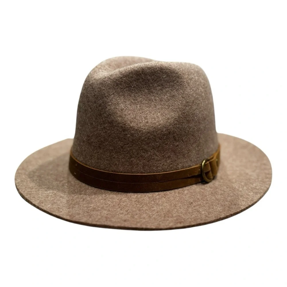 🧢 Frye Felt Tall Crown Fedora – Tumbleweed Tan – Size M/L New